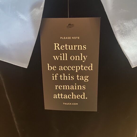 Tuckernuck Zanzibar Blue and Black Artemis Dress Velvet Off The Shoulder Size 6 - Picture 6 of 15